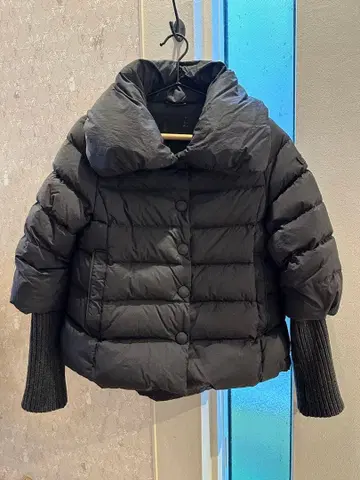 TATRAS 블랙 숏 다운 자켓 L