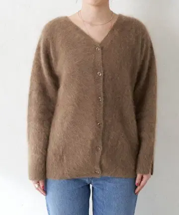 SHENERY 3WAY 라쿤 니트 가디건