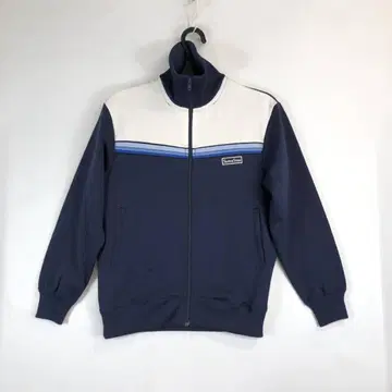 80s 미즈노 슈퍼스타 트랙 자켓 저리 화이트 네이비