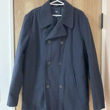 Gap 네이비 피 코트 L 사이즈