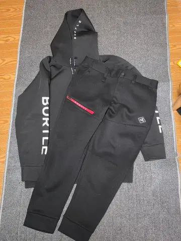 콜라보 한정판 바틀 에어 테크 후디 에어 테크 팬츠 세트