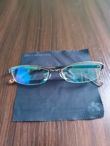 JINS x 에반게리온 카오루 모델 안경 부속품 당시 자료 완품 세트