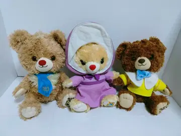 유니베어 몽블랑 애프리콧 봉제 인형 영 오이스터 3종 세트