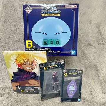 제일복권 전생했더니 슬라임이었던 건에 대하여 B상 블록 달력 포함 피규어