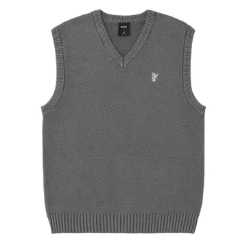 HUF 앤톤 스웨터 베스트 M 그레이