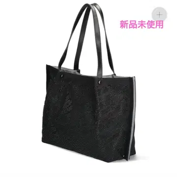 긴자 요시노야 블랙 토트백