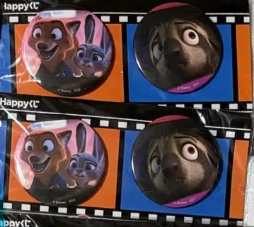 Happy 복권 캔뱃지 닉 주디