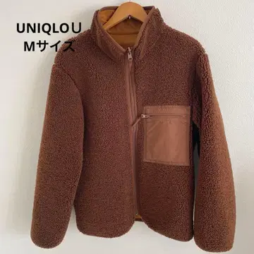 UNIQLOU 플리스 자켓 지퍼 포켓 부착