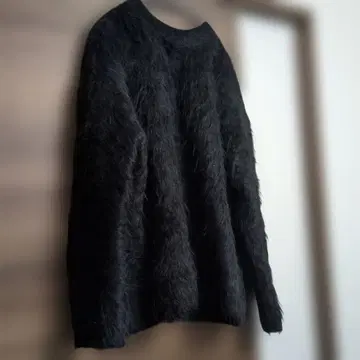 Y's Stella 와이즈 스텔라 알파카 샤기 니트 블랙 M 사이즈