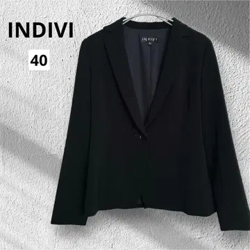 새상품급 INDIVI 인디비 테일러드 자켓 워셔블 40