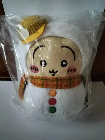 눈사람 봉제 인형 머플러 포함