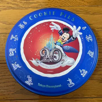 도쿄 디즈니랜드 20주년 쿠키 파이 통 레어 레트로