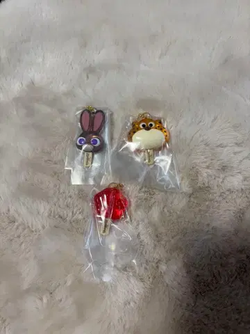 [새상품] 주토피아 아이스캔디 참 3개 세트