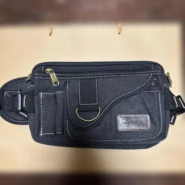 데님 바디백 컴팩트