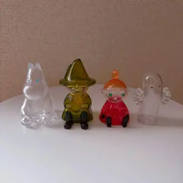 무민 클리어 소프트 비닐 피규어 컴프 세트