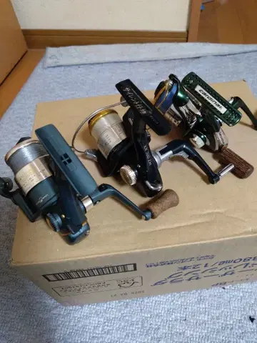 스피닝 릴 3세트 다이와 료비 아브가르시아