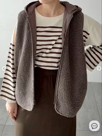 이번 시즌 SM2 리버서블 보아 베스트 모카 미사용 택 포함