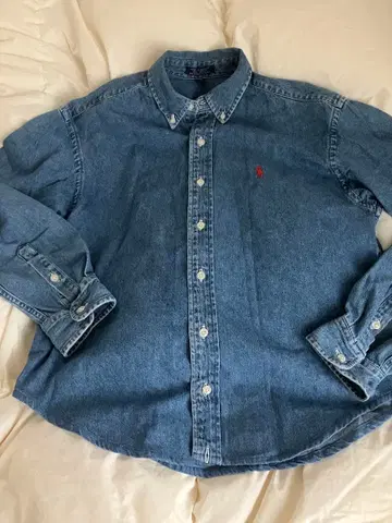 리사이징 제품 랄프 로렌 데님 셔츠