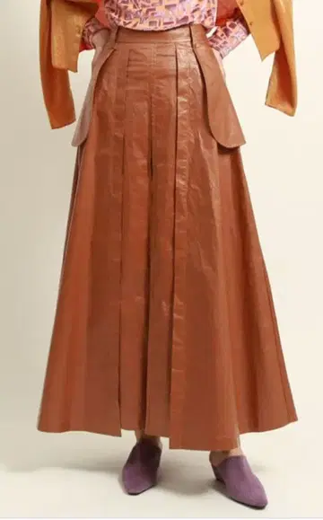 Ray BEAMS 코팅 포켓 스커트