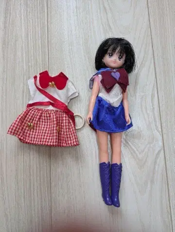 [ 레어 ] 세일러문 옷 갈아입히기 인형 슈퍼세일러새턴 레트로