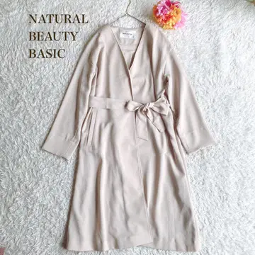 내추럴 뷰티 베이직 [ M ] 벨트 포함 롱 코트 가볍고 심플함