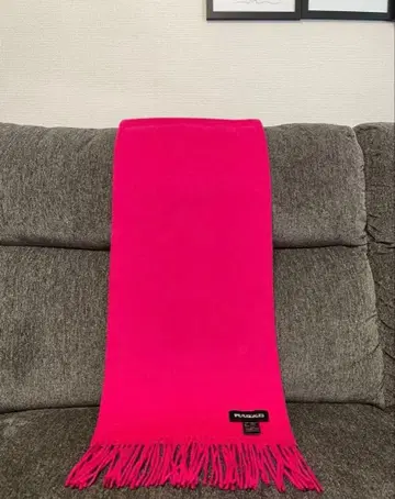 1piu1uguale3 캐시미어 100% 머플러 스톨 핑크