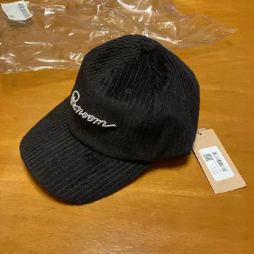 Re:room 코듀로이 캡 블랙 미사용 새상품