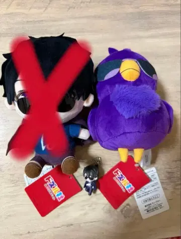 도즈루사 본쥬르 키링 선글라스 버드 봉제 인형