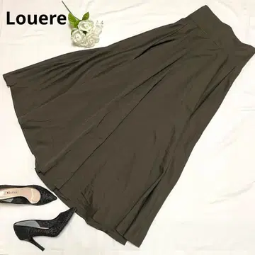 [인스타에서 화제] Louere 루엘레 하이웨스트 플레어 롱 스커트