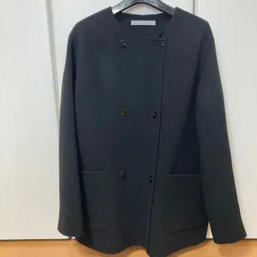 theory luxe 블랙 코트