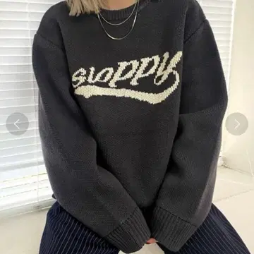 WHO'S WHO gallery 슬로우 니트 스웨터