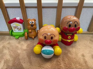 호빵맨 끄는 완구 세트