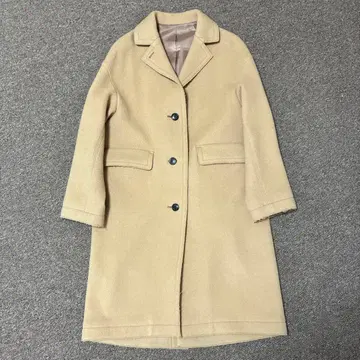 울 체스터 코트 하자품