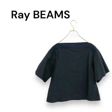 [ 레이빔즈 ] 반팔 셔츠 블라우스 코튼 심플 블랙