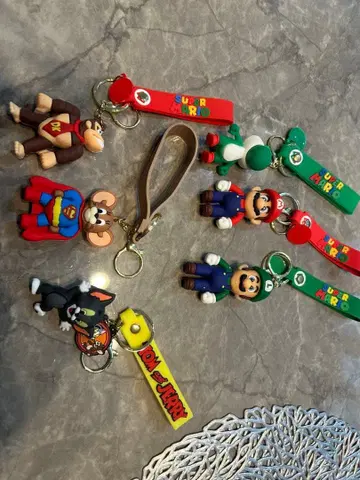 슈퍼 마리오 톰과 제리 키링 6개 세트