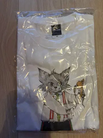 [미사용품] 히구치 유코 x 톰과 제리전 T셔츠 M사이즈