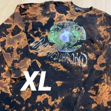 Rebellious 리베리우스 타이 다이 올 패턴 롱 티셔츠 XL