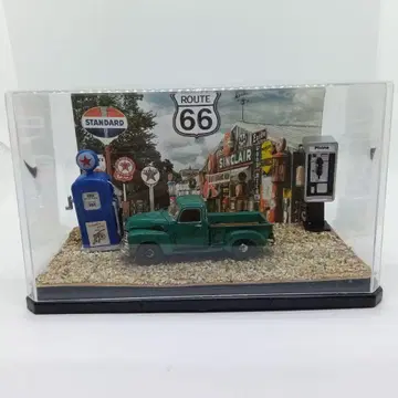 루트66 미니카 주유소 세트 1/64 스케일