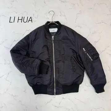 인기 LI HUA 리파 여성용 MA-1 자켓 38 블랙 리화