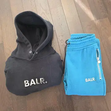 BALR. 후디 중고 & 조거 팬츠 미사용 새상품 셋업