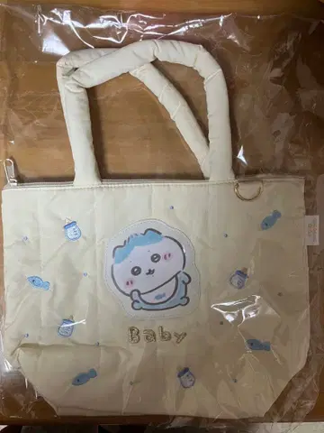 치이카와 Chiikawa Baby 퀼팅 토트백 하치와레