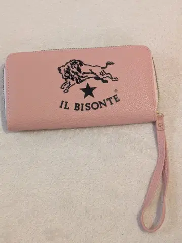 IL BISONTE 핑크 장지갑