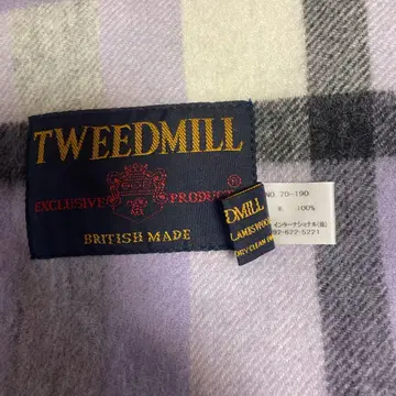 TWEEDMILL 스톨 머플러