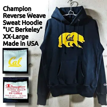 [ USA ] 챔피온 리버스 위브 후드티/UC 버클레이/XXL/빨간색 택