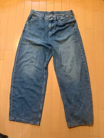 UNIQLO 배기 커브 청바지 남녀 공용 30 (76cm)