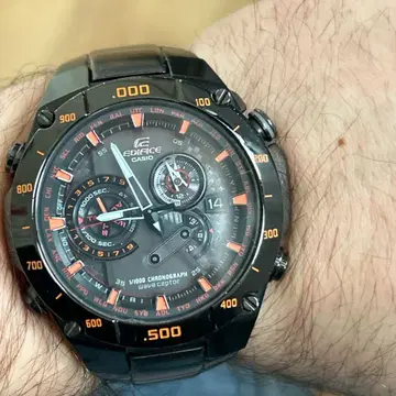 [ EDIFICE ] EQW-M1100 블랙 전파 솔라 작동품