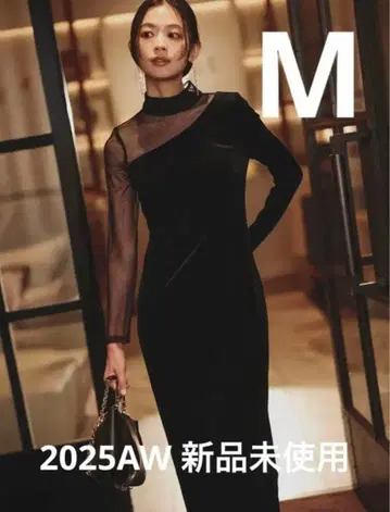 anuans 시어 콤비 타이트 원피스