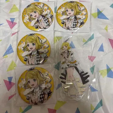 프로세카 하피콜레 카가미네 린 아크릴 스탠드 캔뱃지