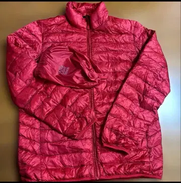 UNIQLO 울트라 라이트 다운 엑스트라 웜 M 빨간색 156558