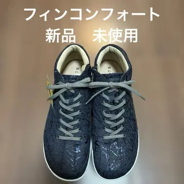 새상품 핀 컴포트 2989 네이비 계열 사이즈 4 1/2 (23.5cm)